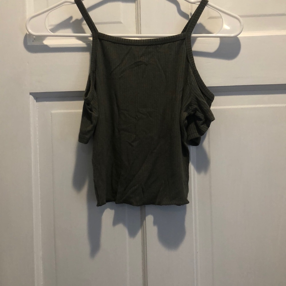 Forest green crop too
